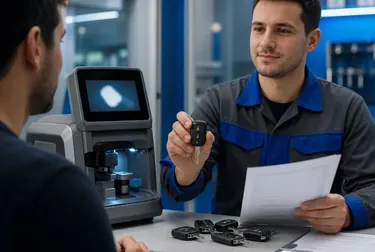 Chaveiro fabricando uma chave codificada em Araguaína.